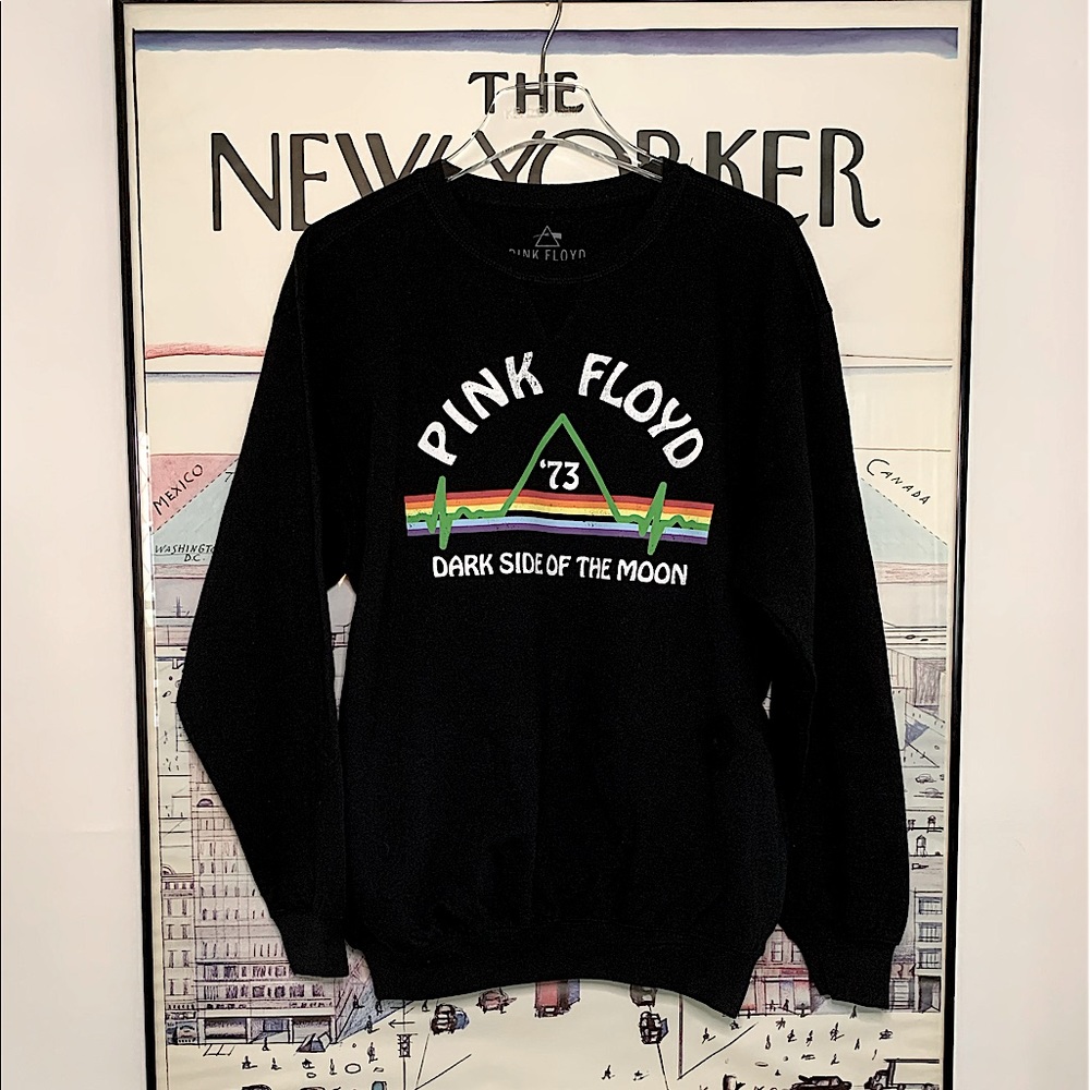 Pink Floyd concert sweatshirt in black size L